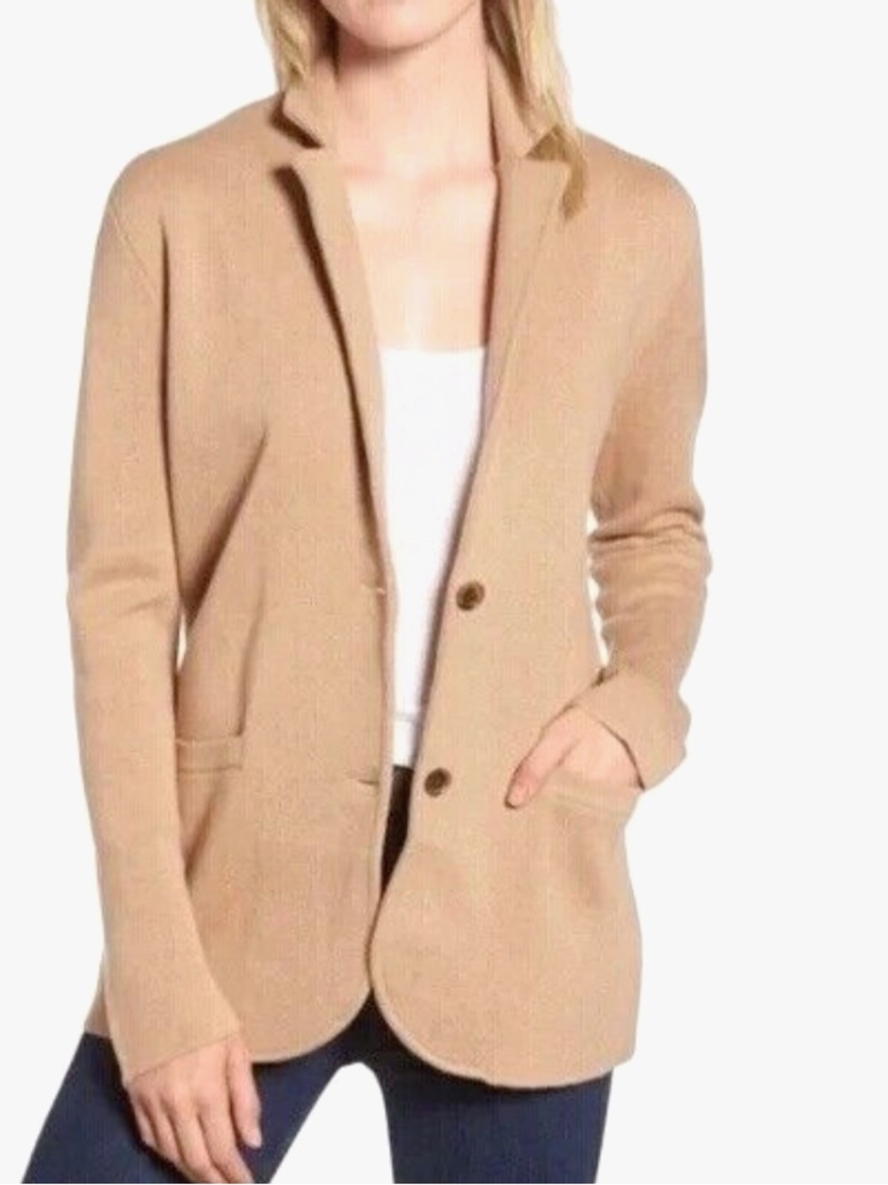J. Crew Heather Acorn Sweater Blazer Size Small